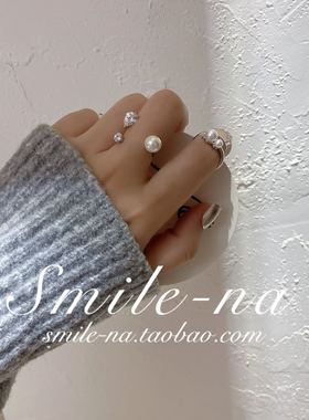 韩国设计师款925纯银晶钻女水滴