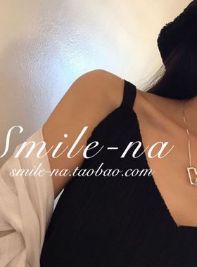 韩国进口INS设计师款交叉项链