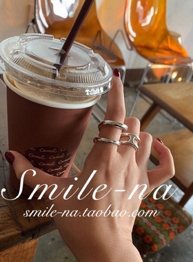 韩国进口ins小众设计女开口圈