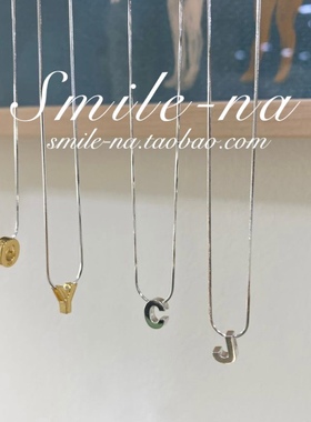 925纯银韩国颈链吊坠项链