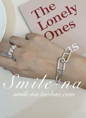 小众韩国进口设计师款纯银盒子链