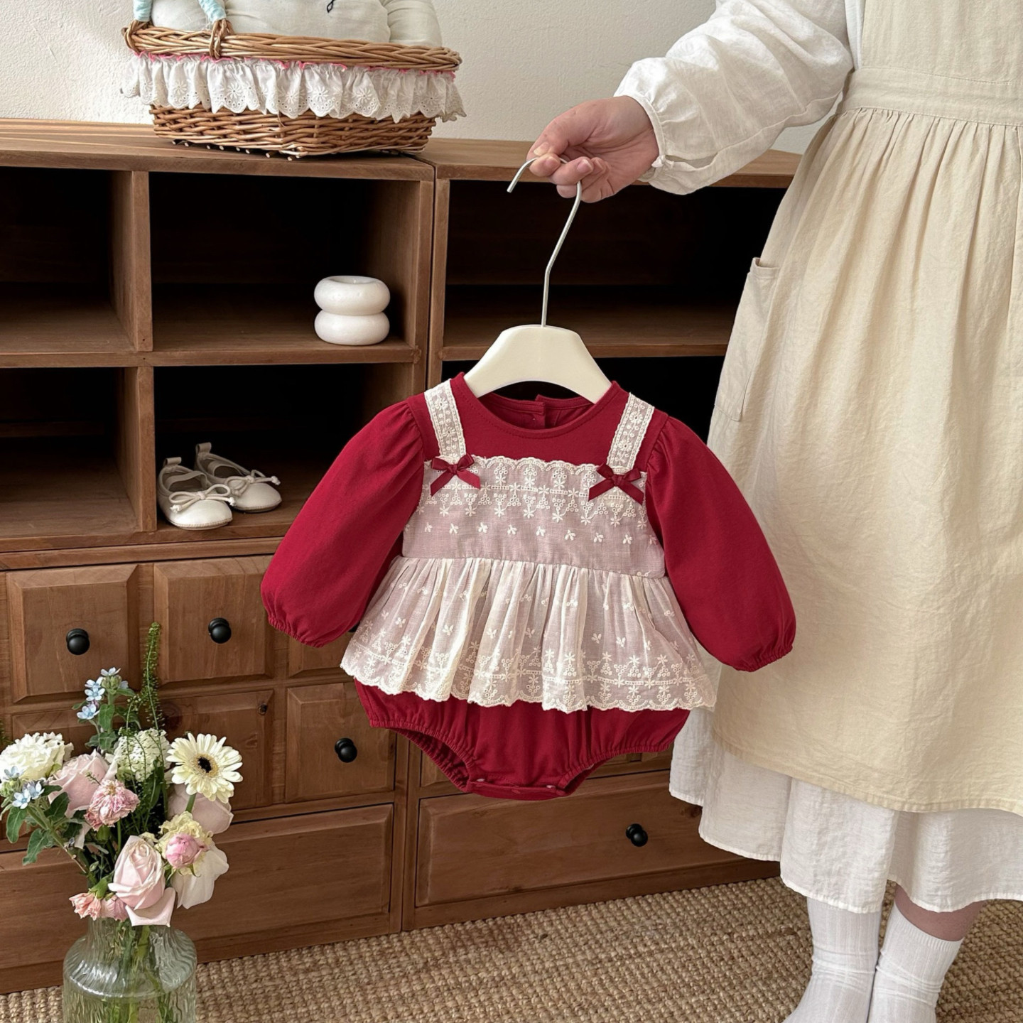 婴儿衣服春装包屁裙子女宝宝2026满月衣服百日宴周岁喜庆红色礼服,童装/婴儿装/亲子装,连身衣/爬服/哈衣,淘宝优惠券,粉丝福利购,淘宝优惠卷