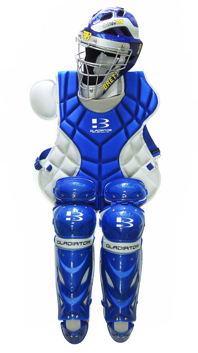 brett成人棒垒球捕手护具头盔