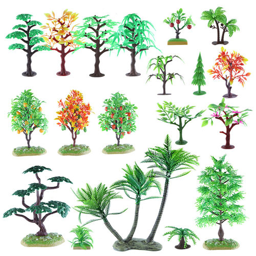 幼儿园摆件仿真绿植小树沙盘装饰