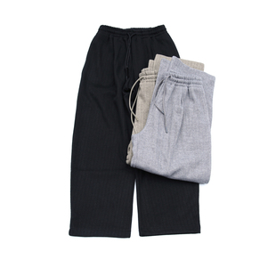 青年日常休闲通勤毛织料直筒卫裤 SOUTHPAW 新品 店秋季 1精品男装