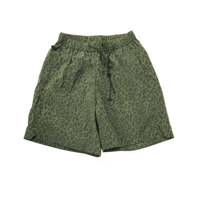 SOUTHPAW+1男装店夏季新品青年日常休闲基础通勤百搭豹纹沙滩短裤