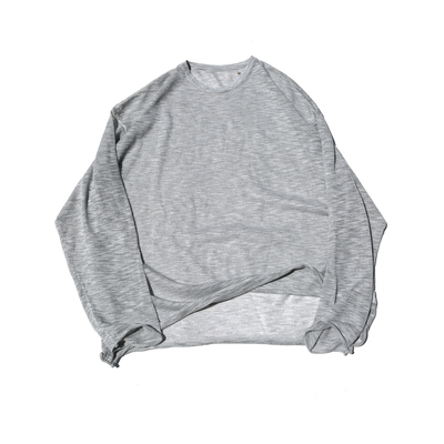 SOUTHPAW+1男装店夏季新品青年日常休闲通勤防晒透气圆领长袖T恤