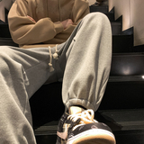 秋冬加绒加厚宽松束脚休闲长裤BAA609350%棉M-2XLP55控69，男装休闲裤，星座1104-1