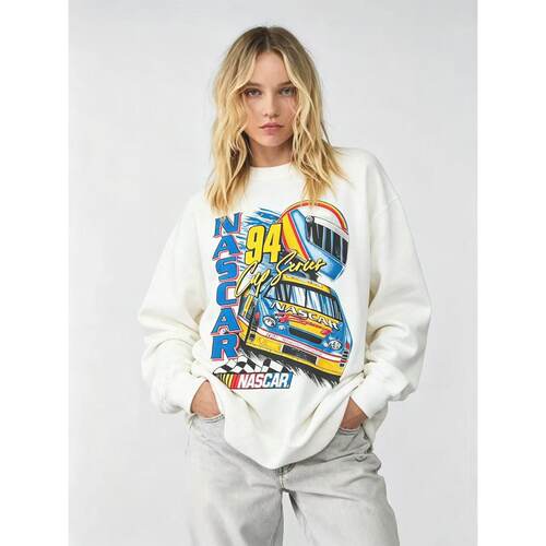 09.29新品 澳洲co*ton美式古着风NASCAR赛车94号男女同款卫衣