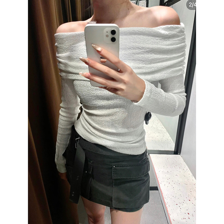 废土风低腰系带擦色短裙