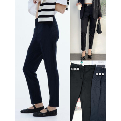 质感通勤正装高腰百搭西装铅笔裤