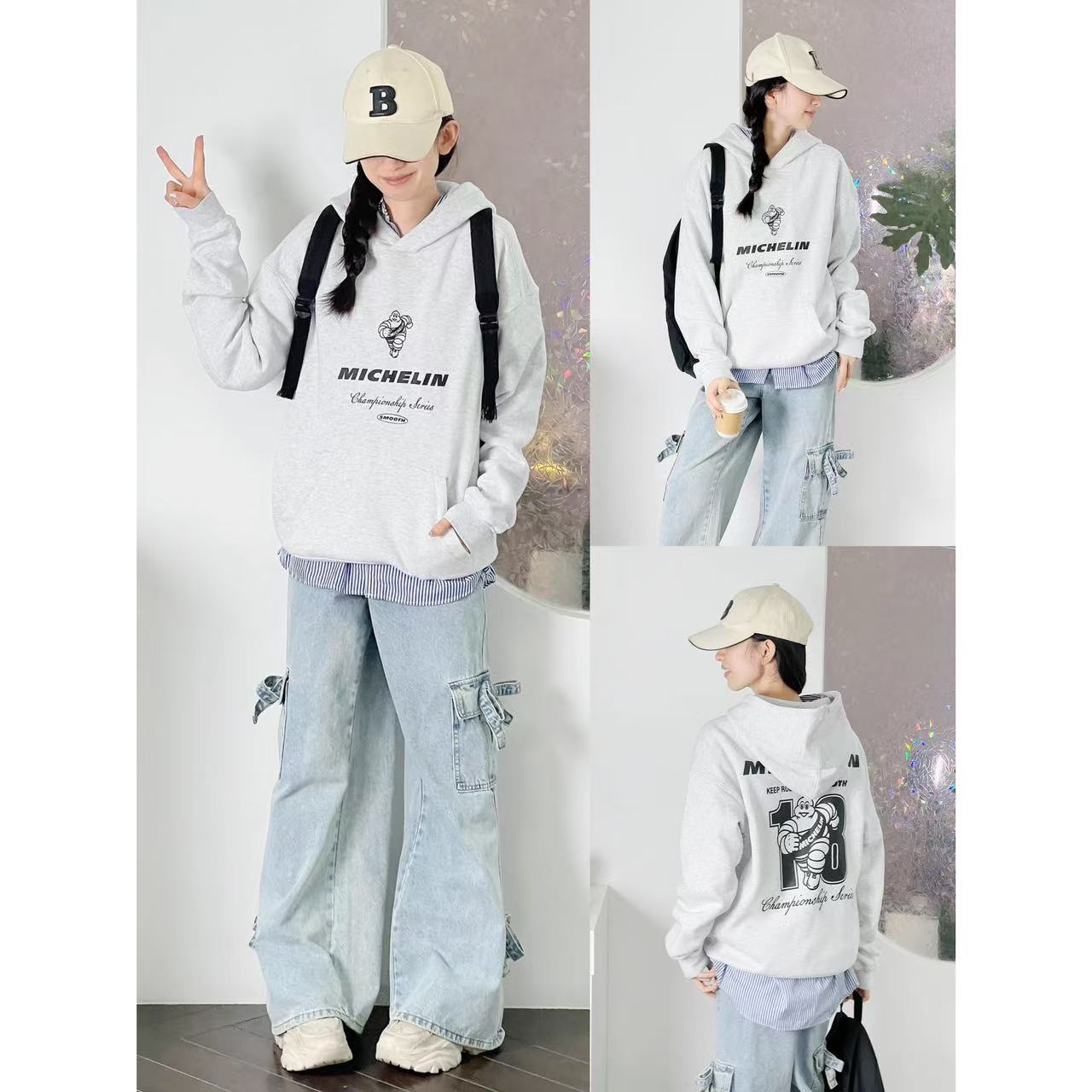 男女同款宽松休闲运动百搭卫衣