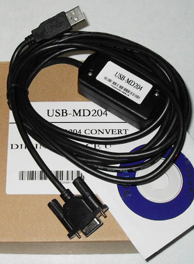 包邮适用MD204L-V4/V5/V6、WE320/OP320/TD220文本编程USB-MD204