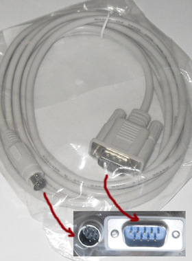 适用威纶TK6100IV5/TK6102I与FX1S/1N/2N/3U通迅线TK6100-FX