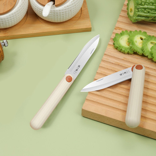 张小泉正品折叠水果刀家用便携瓜果刀不锈钢学生宿舍削皮刀小刀