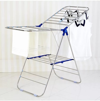 V促销折叠塑料接头 落地伸缩晾衣架连接件 塑料翼型衣架配件