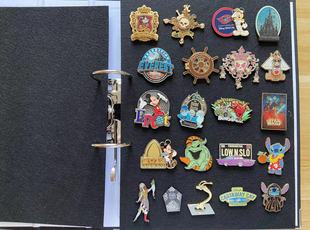 徽章胸针像章收纳收藏交换收集展示册适用酒吧运动徽章像章框册盒