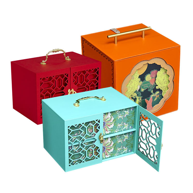 中秋月饼盒礼盒空盒通用礼品盒中秋月饼包装盒酒店盒节日礼盒包装