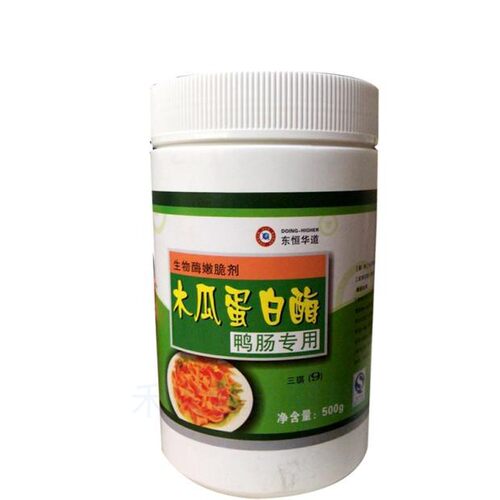 东恒华道鸭肠嫩脆剂 鸭肠腌料 木瓜蛋白酶500g/瓶