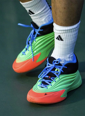 阿迪达斯男鞋2025新款DAME X利拉德10代低帮缓震实战篮球鞋KI5949