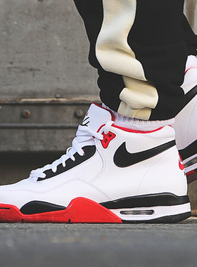 耐克男鞋新款FLIGHT LEGACY气垫减震运动鞋复古篮球鞋 BQ4212-100