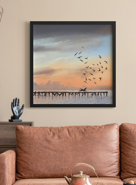 Jenny bloomfield插画师客厅卧室文艺装饰画挂画艺术框油画壁画