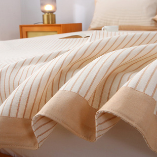 山东特厚老粗布100%床单凉席单件粗麻布亚麻冷感加厚纯棉不起球夏