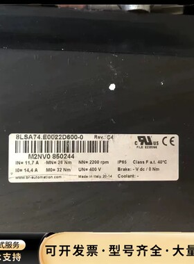 拆机贝加莱电机8LSA74.E0022D600-0，实物拍摄询价
