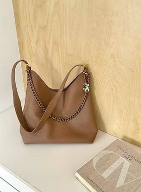 2025新款时尚百搭单肩斜挎包女小众手提水桶包子母包11692托特包