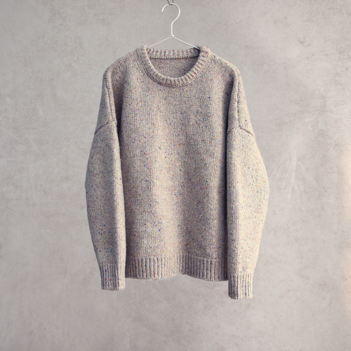 云芝元 冬新款美利奴羊毛羊驼毛花灰色横机针织圆领套头衫0104M,女装/女士精品,羊绒衫,淘宝优惠券,粉丝福利购,淘宝优惠卷