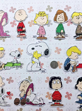 史努比布贴补丁贴刺绣贴布羽绒服修补贴时尚百搭贴花儿童书包装饰