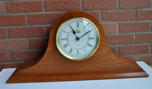 进口dehpao台钟石英钟客厅音乐报时钟实木钟日出钟