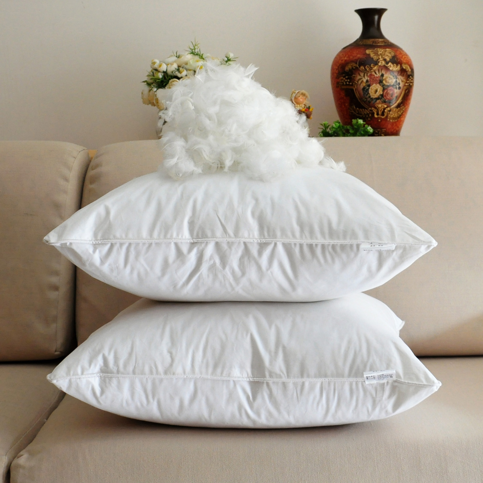 高档混合羽绒/纤维棉/