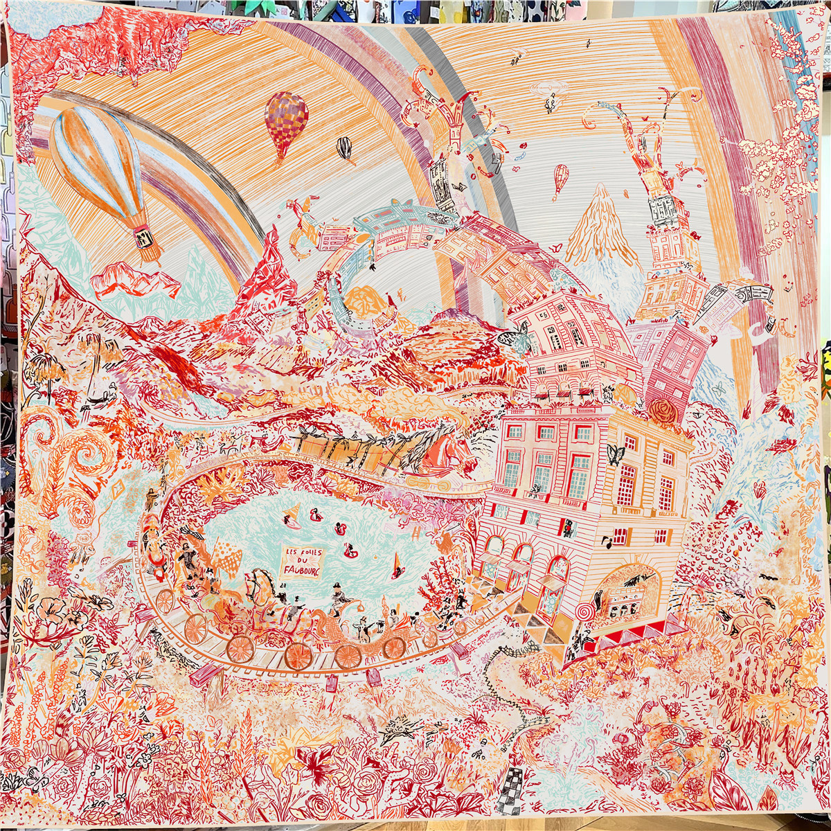 130cm秋冬仿丝毛大方巾围巾披肩