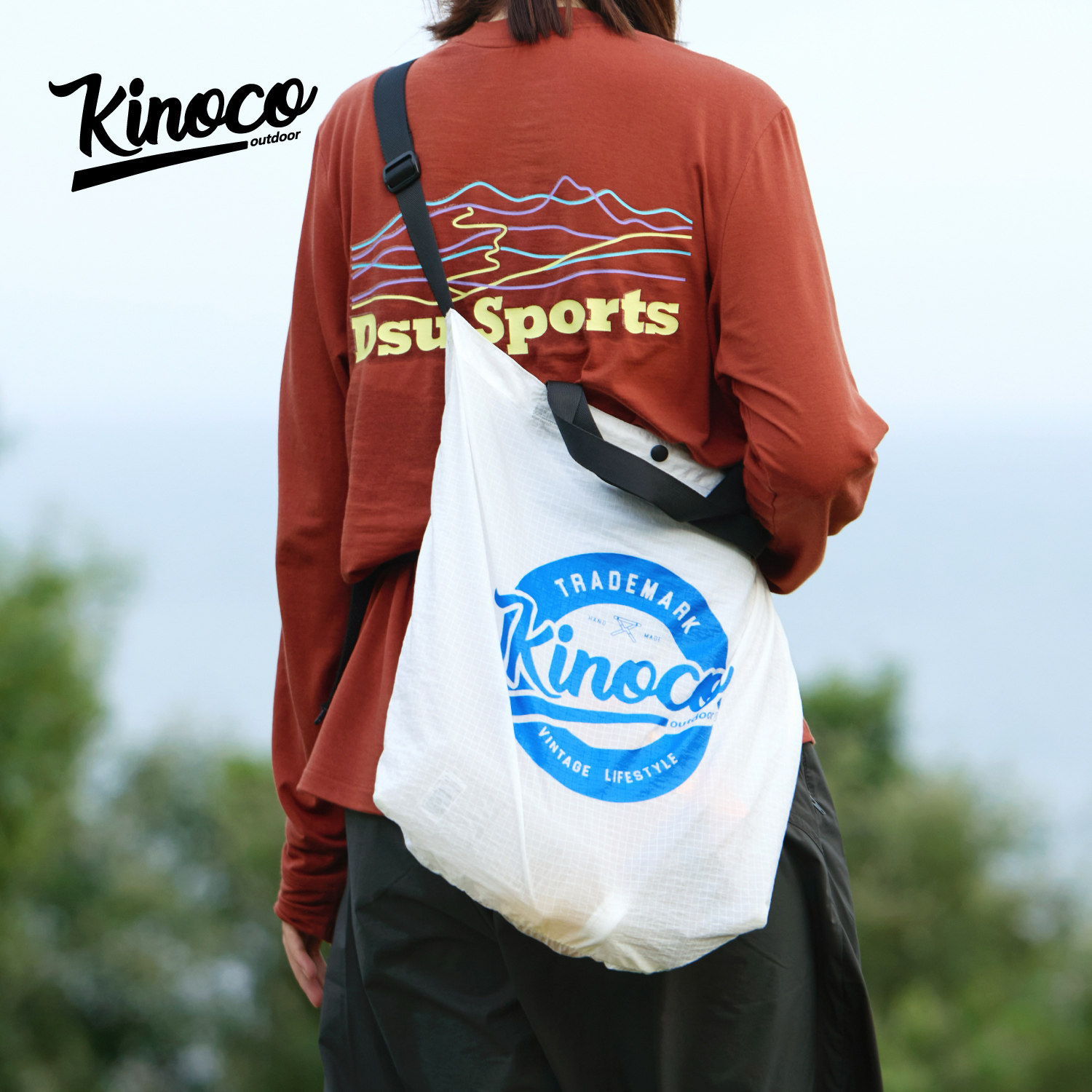 Kinoco男女户外轻量便携自收纳包