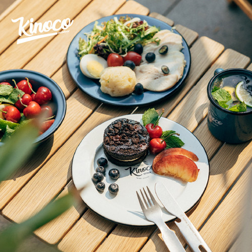 kinocooutdoor复古搪瓷餐具