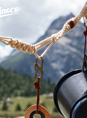 【告别款】Kinoco outdoor 户外露营棉线挂绳 纯手工编织2米