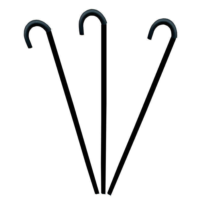 万圣节派对道具变装道具拐杖全黑拐杖魔术师拐杖林肯棒拐杖舞蹈