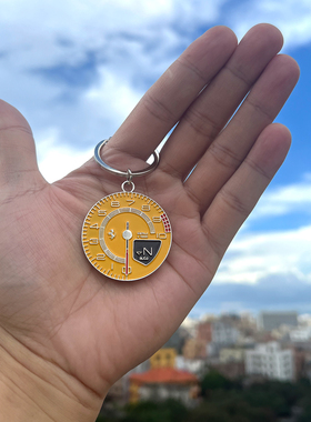 JDM汽车仪表金属钥匙扣IS200咬地鲨思域TYPE R挂件GT3 RS改装高级