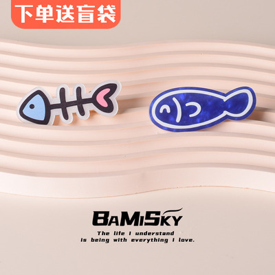 可爱小熊后脑勺盘发抓夹