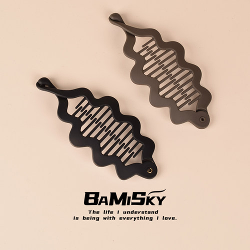 香蕉夹竖夹马尾发夹女2025新款