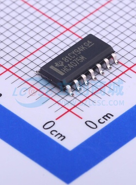 逻辑门 CD74HC4075M96 SOIC-14 TI/德州 电子元器件配单原装正品