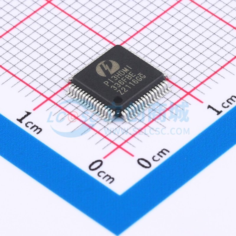 接口芯片 PI3HDMI336FBEX LQFP-64 DIODES(美台) 电子元器件配单
