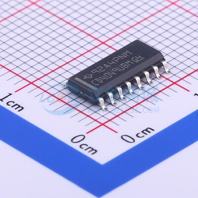 反相器 CD4049UBDR SOIC-16 TI/德州 电子元器件配单原装正品