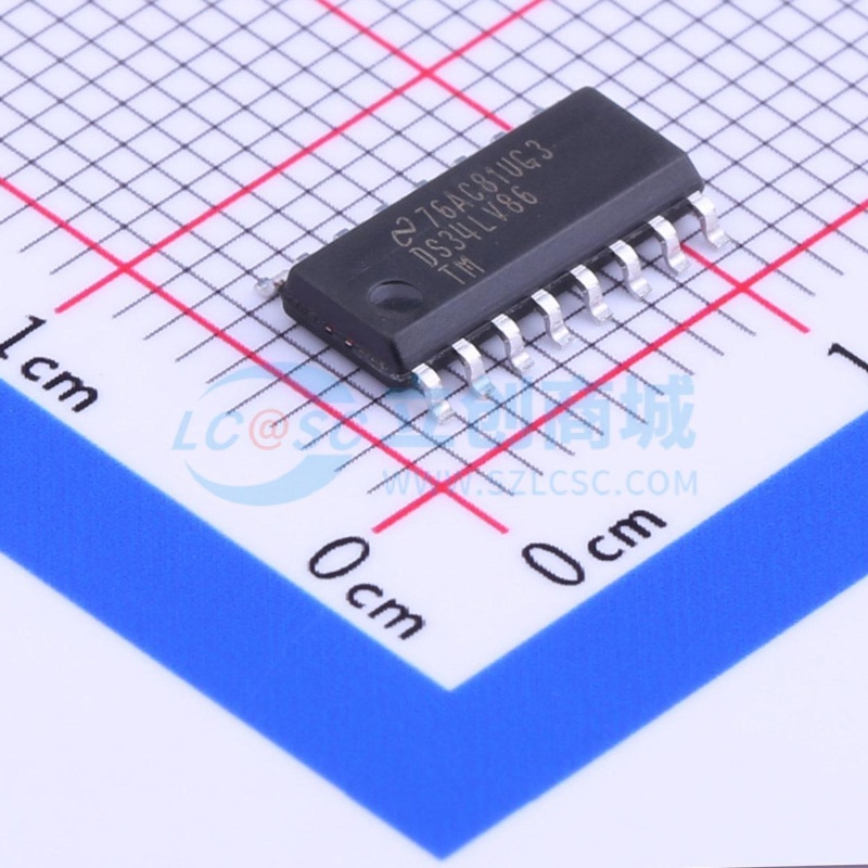 RS-485/RS-422芯片 DS34LV86TM/NOPB SOIC-16 TI/德州 电子元器件