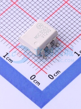 可控硅输出光耦 MOC3063SVM SMD-6P onsemi(安森美) 电子元件配单