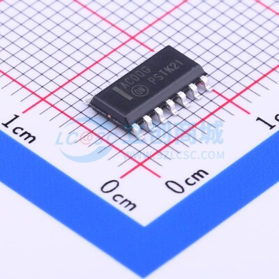 逻辑门 MC74AC00DR2G SOIC-14 onsemi(安森美) 电子元件原装正品