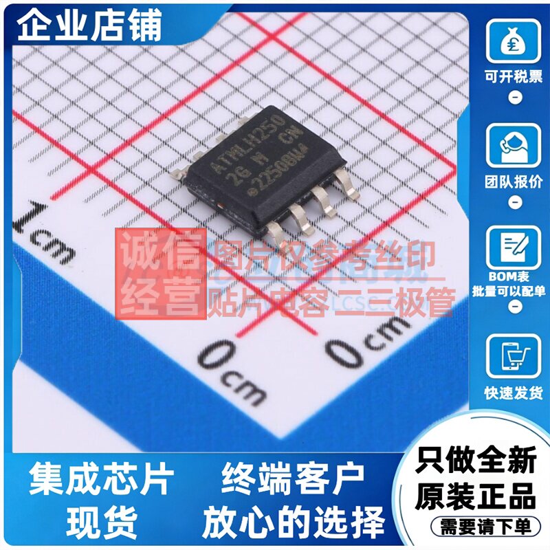 EEPROM AT24CM01-SSHM-B SOIC-8 MICROCHIP(美国微芯) 电子元器件图片
