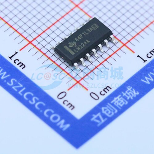 运算放大器 LM224ADR SOIC-14 TI/德州 电子元器件配单原装正品