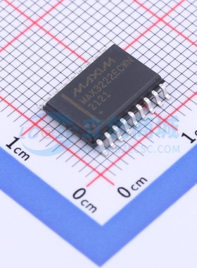 RS232芯片 MAX3222ECWN+T SOIC-18 MAXIM(美信) 电子元件原装正品